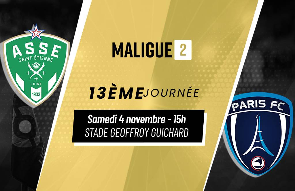Ligue 2 (J13) - Revivez la victoire du Paris FC à l'ASSE (1-0