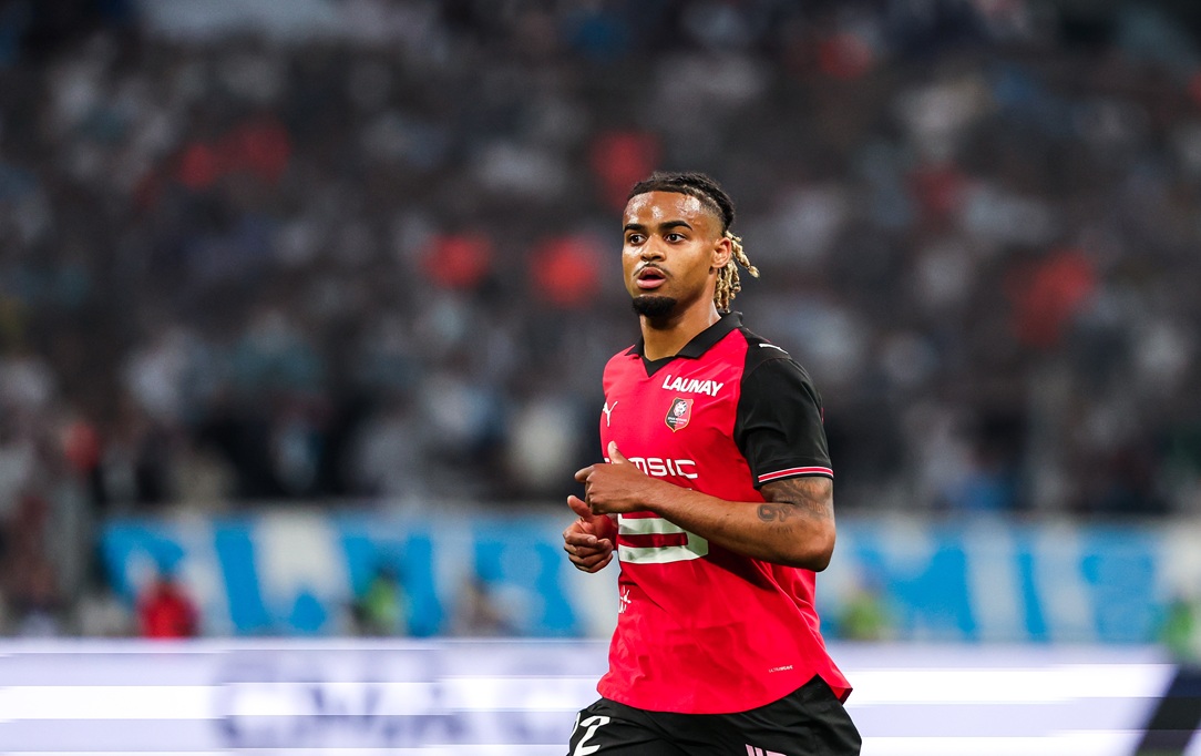 Lorenz ASSIGNON of Stade Rennais during the Ligue 1 McDonald's match between Marseille and Rennes on May 17, 2025 at Orange Velodrome in Marseille, France. (Photo by Johnny Fidelin/Icon Sport) - Photo by Icon Sport